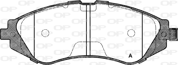 Brake Pad Set, disc brake (BPA0645.02)