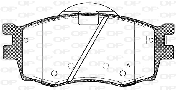 Brake Pad Set, disc brake (BPA1208.02)