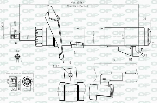 Shock Absorber (SAB8511.31)