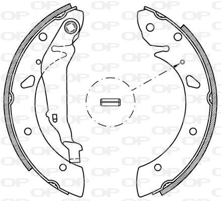 Brake Shoe Set (BSA2052.00)