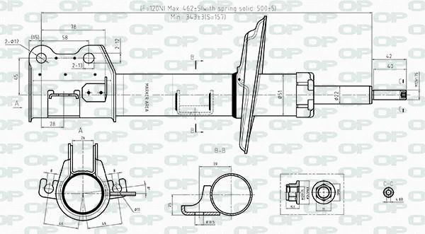 Shock Absorber (SAB8373.31)
