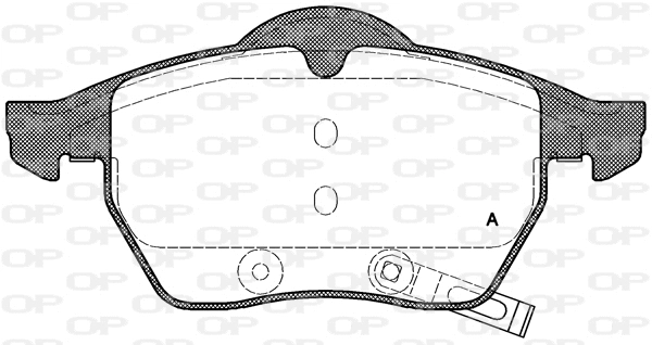Brake Pad Set, disc brake (BPA0390.32)