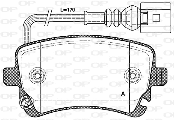 Brake Pad Set, disc brake (BPA0897.11)
