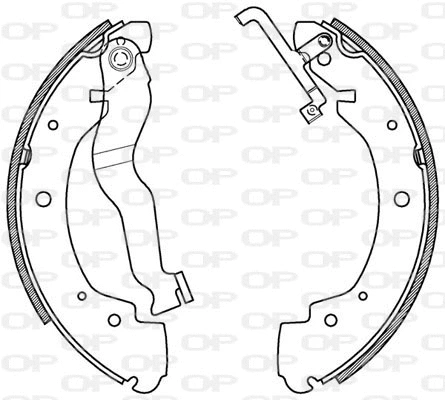 Brake Shoe Set (BSA2153.00)