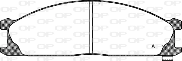 Brake Pad Set, disc brake (BPA0236.02)