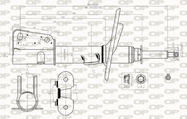 Shock Absorber (SAB8308.31)