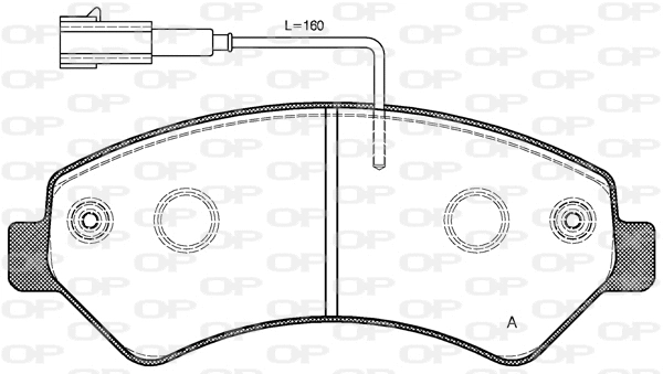 Brake Pad Set, disc brake (BPA1275.12)