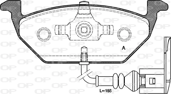 Brake Pad Set, disc brake (BPA0633.21)