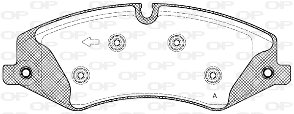 Brake Pad Set, disc brake (BPA1409.10)