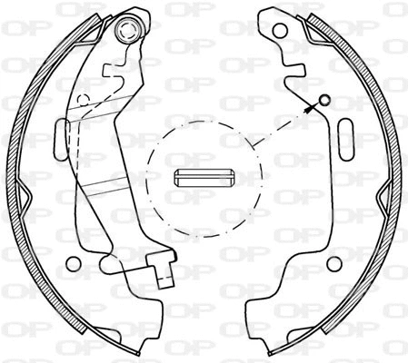 Brake Shoe Set (BSA2074.00)