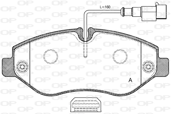Brake Pad Set, disc brake (BPA1245.02)