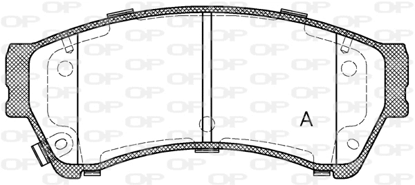 Brake Pad Set, disc brake (BPA1196.02)