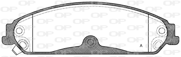 Brake Pad Set, disc brake (BPA1128.04)