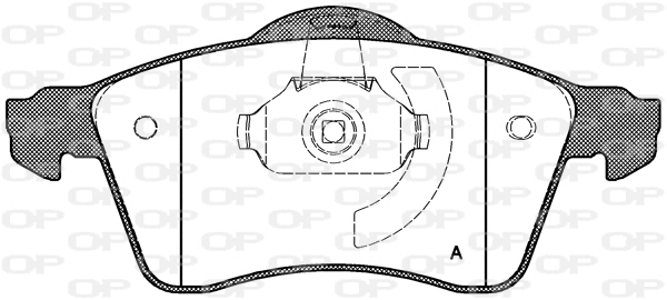 Brake Pad Set, disc brake (BPA0618.00)