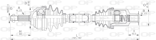 Drive Shaft (DRS6132.00)