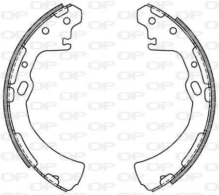 Brake Shoe Set (BSA2144.00)