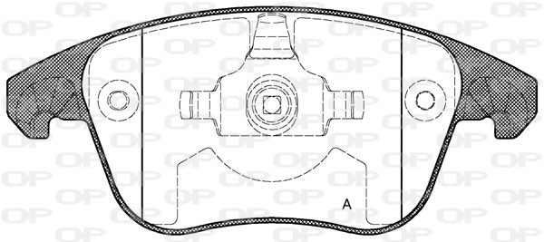 Brake Pad Set, disc brake (BPA1249.00)