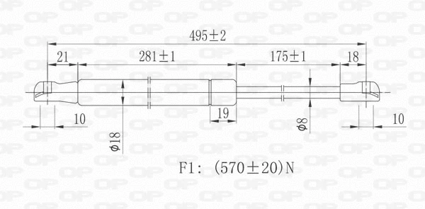 Gas Spring, boot/cargo area