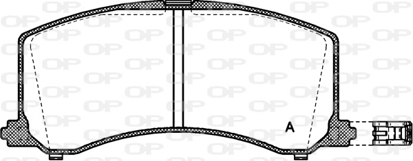 Brake Pad Set, disc brake (BPA0595.02)
