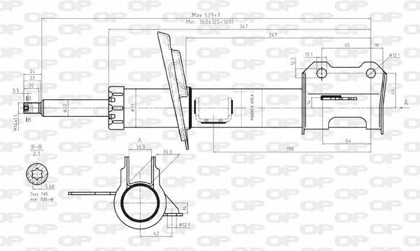 Shock Absorber (SAB8107.31)