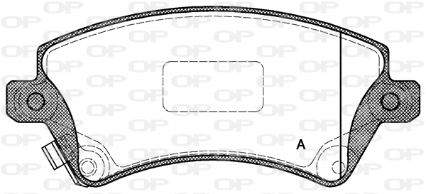 Brake Pad Set, disc brake (BPA0822.12)