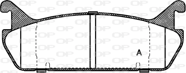 Brake Pad Set, disc brake (BPA0329.00)