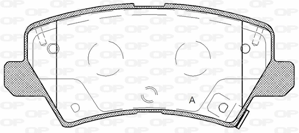 Brake Pad Set, disc brake (BPA1804.02)