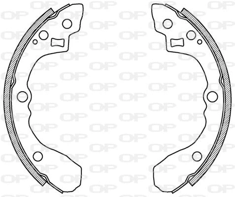 Brake Shoe Set (BSA2027.00)