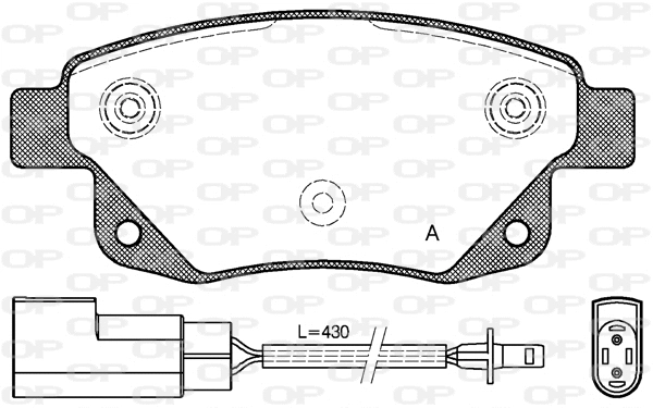 Brake Pad Set, disc brake (BPA1252.02)