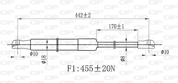 Gas Spring, boot/cargo area
