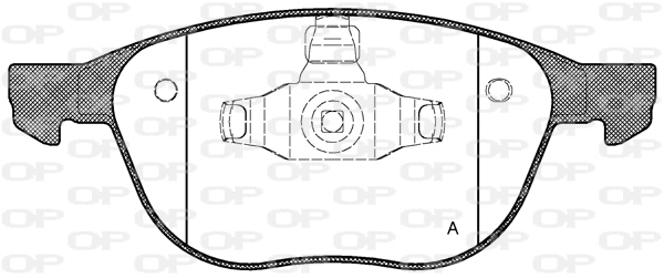 Brake Pad Set, disc brake (BPA1082.00)