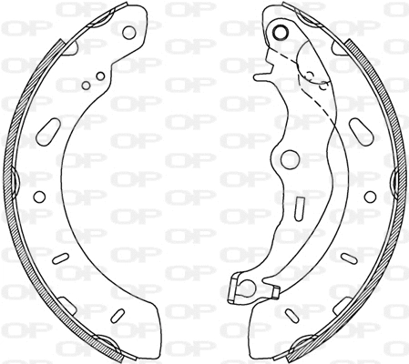 Brake Shoe Set (BSA2237.00)