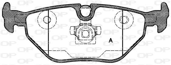 Brake Pad Set, disc brake (BPA0265.40)