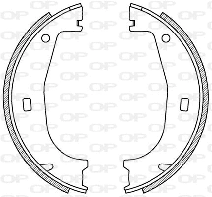 Brake Shoe Set (BSA2155.00)