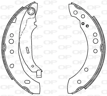 Brake Shoe Set (BSA2078.00)