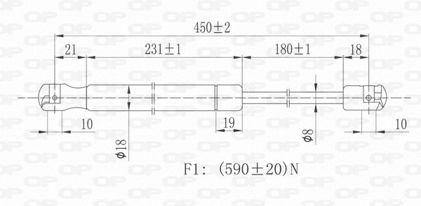 Gas Spring, boot/cargo area