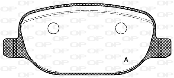 Brake Pad Set, disc brake (BPA0878.00)