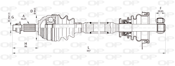 Drive Shaft (DRS6352.00)