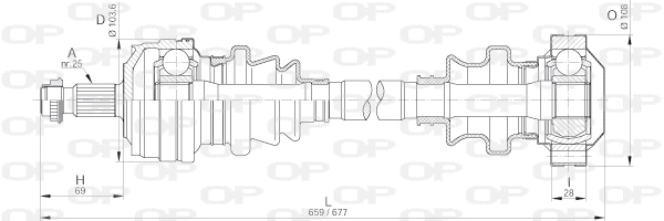 Drive Shaft (DRS6185.00)