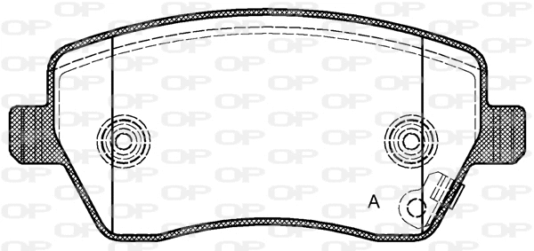 Brake Pad Set, disc brake (BPA0987.11)