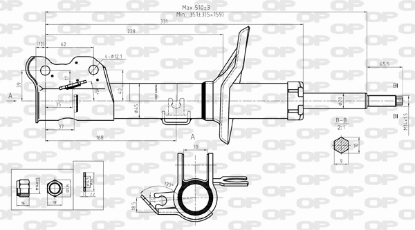 Shock Absorber (SAB8293.31)