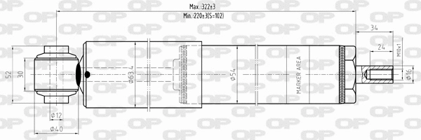 Shock Absorber (SAB8304.32)