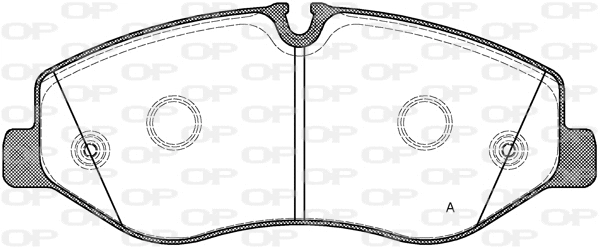 Brake Pad Set, disc brake (BPA1623.00)