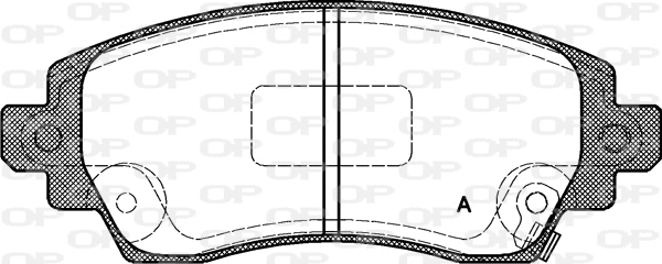 Brake Pad Set, disc brake (BPA0716.02)