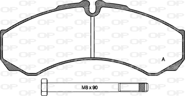 Brake Pad Set, disc brake (BPA0651.00)