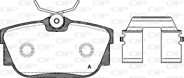 Brake Pad Set, disc brake (BPA0767.10)