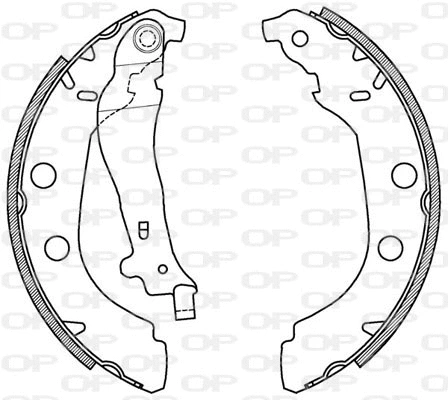 Brake Shoe Set (BSA2039.00)