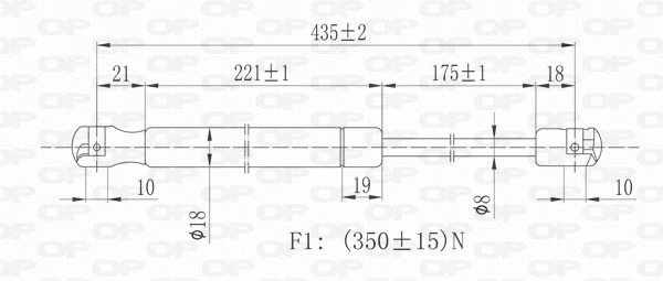 Gas Spring, boot/cargo area