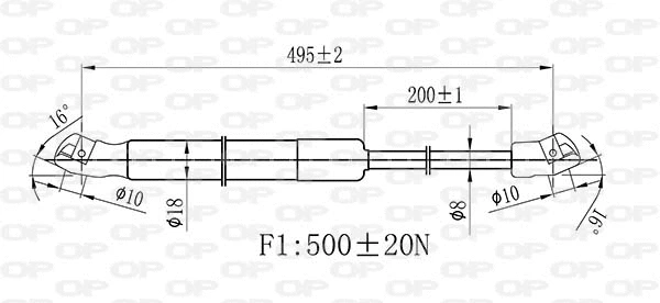 Gas Spring, boot/cargo area