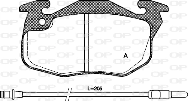 Brake Pad Set, disc brake (BPA0192.12)